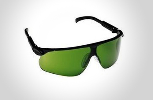 Black and Green Safety Goggles